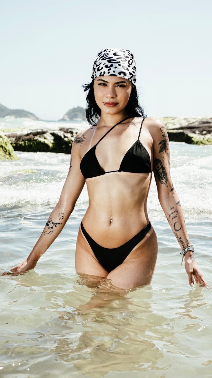 Bikini model